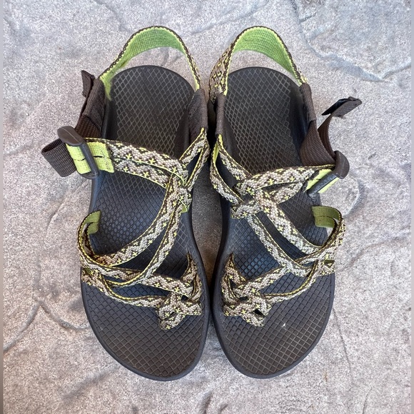 Chaco SandalsHiking Outdoor Sandal green and brown - Picture 10 of 10